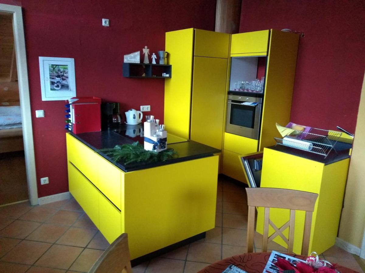 Blockhaus-Ferienwohnung ออปเพอเนา ภายนอก รูปภาพ